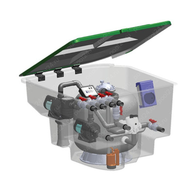 Комплексная фильтрационная установка AquaViva EMD-22C (22м3/ч)