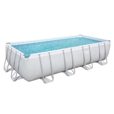 Каркасный прямоугольный бассейн Bestway Steel 56466 (549х274х122 см) с песочным фильтром, лестницей и тентом