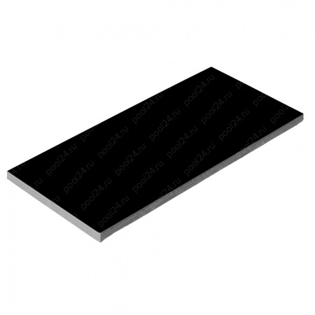 Плитка керамическая Aquaviva черная, 240х115х9 мм - фото 1
