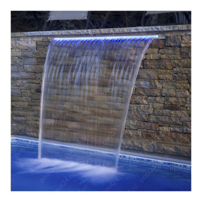 Стеновой водопад Aquaviva PB 900-25(L) с LED подсветкой (906х138х76 мм)