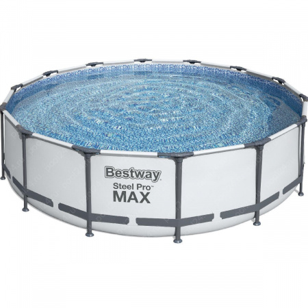 Каркасный круглый бассейн Bestway 56462 (549х122) с картриджным фильтром, лестницей и защитным тентом - фото 1