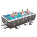 Каркасный бассейн Bestway 56722 (412х201х122 см) с картриджным фильтром и лестницей - фото 1