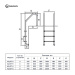 Лестница AquaViva ST-315 -STANDARD 3cтAISI-316 - фото 4