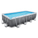 Каркасный бассейн Bestway Steel 56998 (549х274х122 см) с картриджным фильтром, лестницей и защитным тентом - фото 1