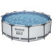 Каркасный круглый бассейн Bestway 56418 (366х100 см) с картриджным фильтром и лестницей - фото 1