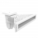 Скиммер EM0180-SC MIRROR бетон, квадратная крышка 1.5" - фото 1