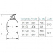 Фильтрационная установка Hayward PWL D611 81073E2 IE2 (14m3/h, верх) - фото 4
