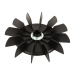 Вентилятор эл.двигателя насоса Kripsol FAN MEC71 M2 TR/TT/BCD - RBM1030.22R\RMOT0003.02R (130*14 мм) - фото 1