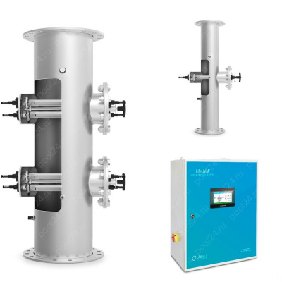 Ультрафиолетовая установка LIfetech TOP 46м3, DN150, 1kw, 18000h, Ручная очистка
