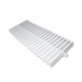 Переливная решетка AquaViva KT-15 Classic с центральным соединением 145x25 мм (белая) - фото 1