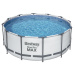 Каркасный круглый бассейн Bestway 56420 (366х122 см) с картриджным фильтром, тентом и лестницей - фото 1