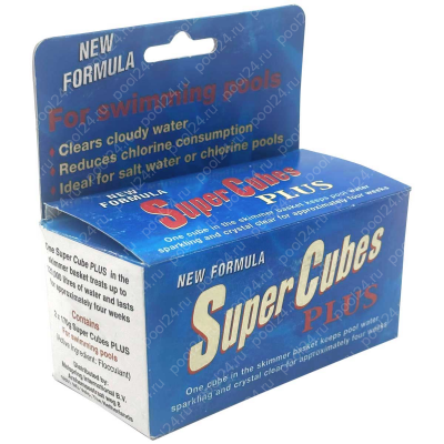 Флокулянт в гелевых блоках Melpool Super Cubes, 4x75 г