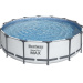 Каркасный бассейн Bestway Steel Pro 56950 (427х107 см) с картриджным фильтром, тентом и лестницей - фото 1