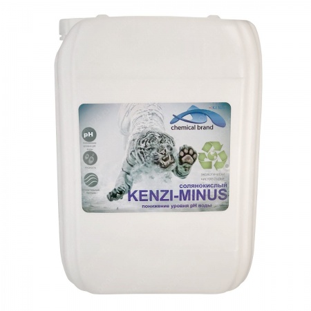 Жидкое средство для снижения уровня pH Kenaz Kenzi-Minus (солянокислый 14%) 30 л. - фото 1