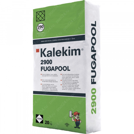 Влагостойкая затирка для швов Kalekim Fugapool 2921 (20 кг) - фото 1