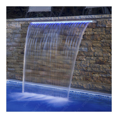 Стеновой водопад Aquaviva PB 900-25(L) с LED подсветкой (906х138х76 мм)